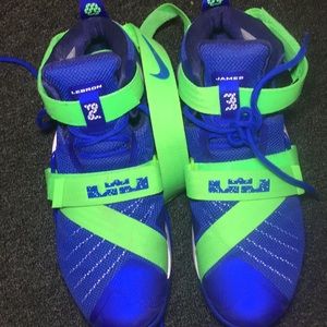 Nike Shoes - Nike LeBron Soldier 9s Sprite edition Nike Shoes - Nike LeBron Soldier 9s Sprite edition